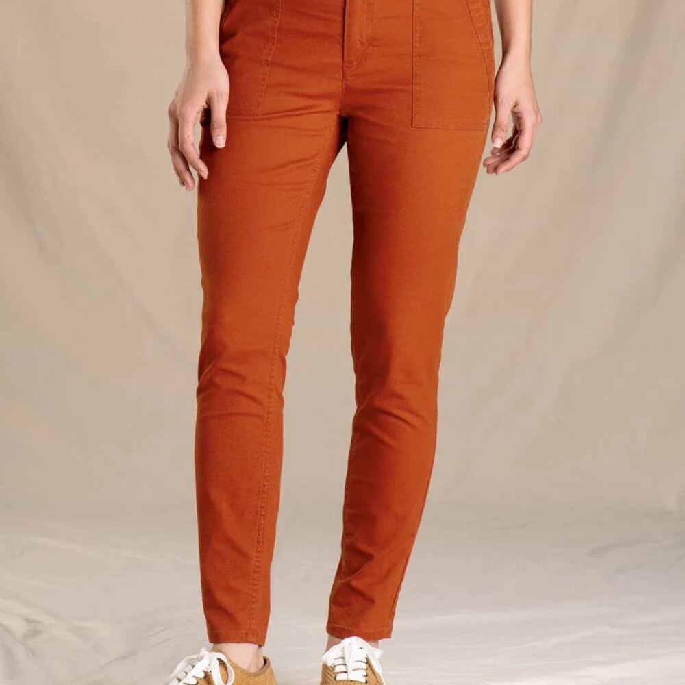 Toad&CO Earthworks stretch canvas organic cotton Pants size 4 (29" inseam) - Picture 3 of 10